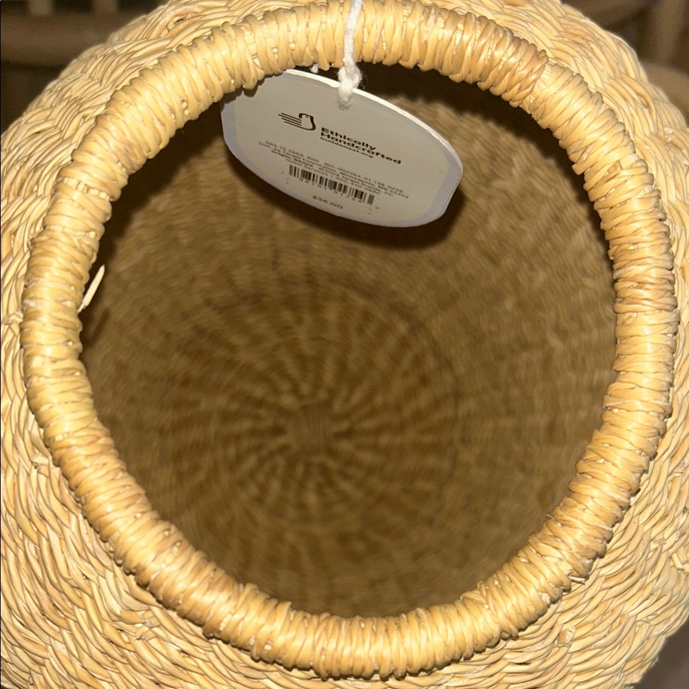 Studio McGee 16” Elephant Grass Woven Vase - Picture 4 of 7